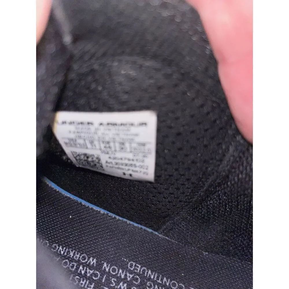 Under Armour Curry 8 Flow Black White 3024785 010 Shoe Mens 10- Womens 12
